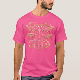 Steampunk Dragonfly Viktorianisch Art Mechanischer T-Shirt