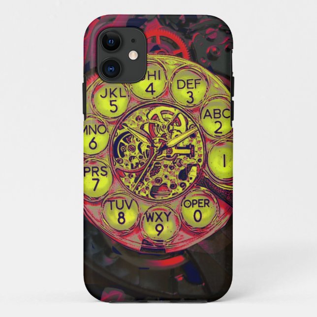 steampunk Drehart iphone Case-Mate iPhone Hülle (Rückseite)