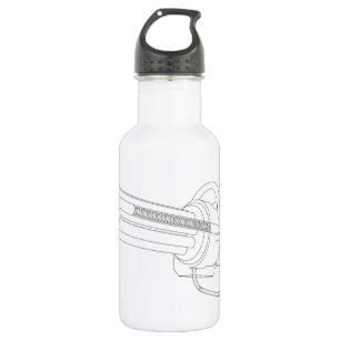 Steampunk-Drehrevolver Trinkflasche