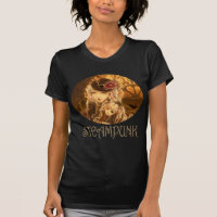 Steampunk dunkler Fantasie-T - Shirt