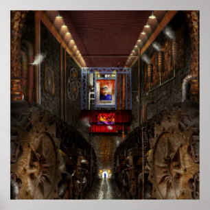 Steampunk - Dystopische Gesellschaft Poster