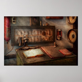 Steampunk - Elektrisch - Meine 9 bis 5 Arbeit Poster