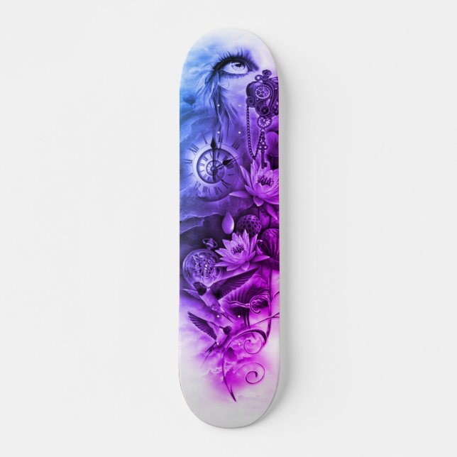 Steampunk Engels-Plattform Skateboard (Vorne)