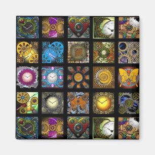 Steampunk Entwürfe Magnet