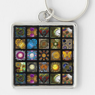 Steampunk Entwürfe Schlüsselanhänger