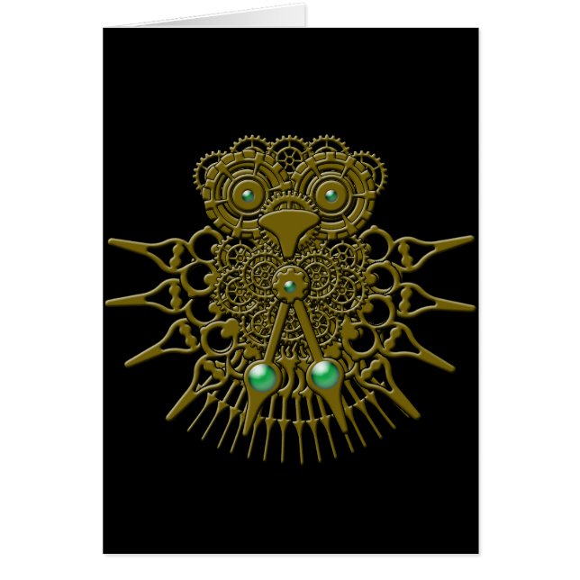 Steampunk Eule (Vorne)