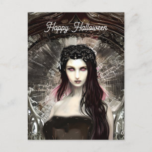 Steampunk Fallen Angel   Dunkle Kunst Postkarte