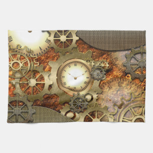 Steampunk, fantastischer steampunk Entwurf Handtuch