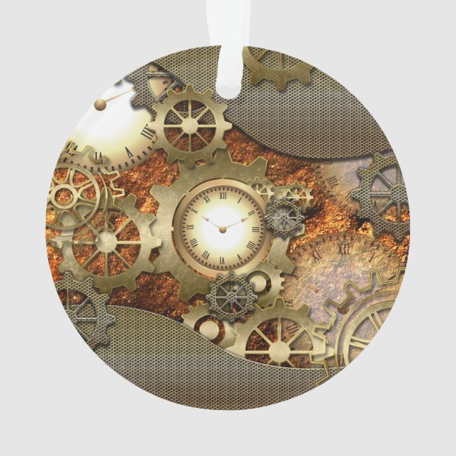 Steampunk, fantastischer steampunk Entwurf Ornament (Rückseite)