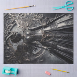 Steampunk Fantasy Darkness Demon Fashion Seidenpapier