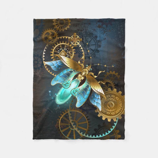 Steampunk Firefly Fleecedecke (Vorderseite)
