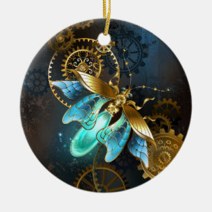 Steampunk Firefly Keramik Ornament