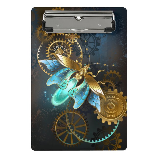 Steampunk Firefly Mini Klemmbrett (Vorderseite)