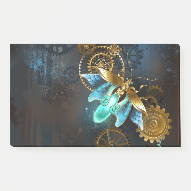 Steampunk Firefly Post-it Klebezettel (Vorderseite)