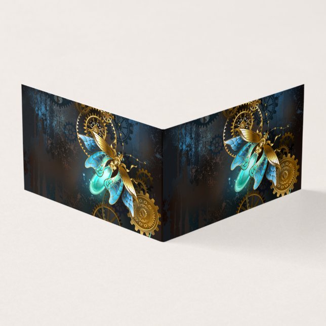 Steampunk Firefly Visitenkarten (Vorderseite)