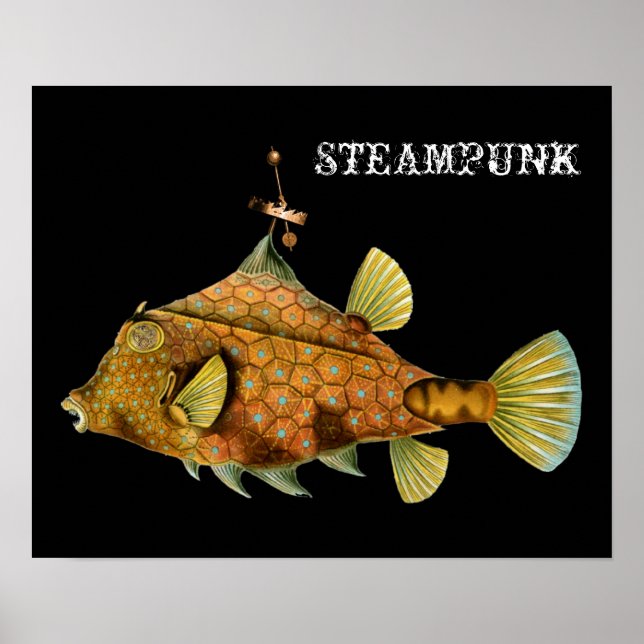 Steampunk Fish Poster (Vorne)