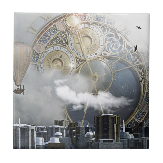 Steampunk Fliese (Vorderseite)