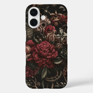 Steampunk Floral Elegance iPhone 16 Hülle
