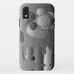 Steampunk Floral Metal Gray Case-Mate iPhone Hülle
