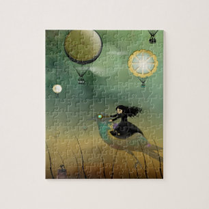 Steampunk Flug-Puzzlespiel Puzzle