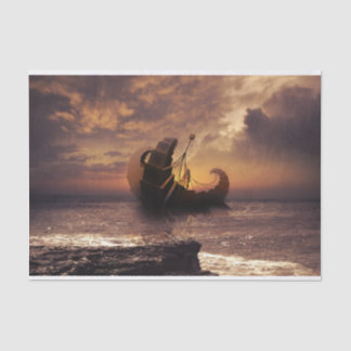 Steampunk Fractalscape, ein Schiff für alle Ziele Seidenpapier