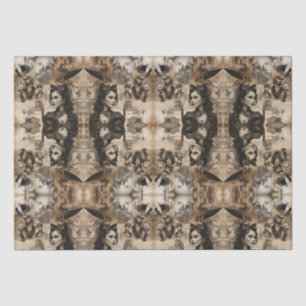 Steampunk-Frauen Seidenpapier