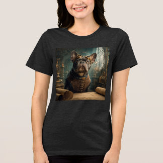 Steampunk Frenchie (Edition 2) - Tri-Blend-T-Shirt Tri-Blend Shirt
