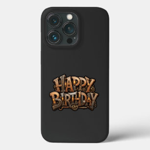 Steampunk Frohe Geburtstag Lettering Case-Mate iPhone Hülle
