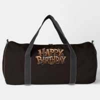 Steampunk Frohe Geburtstag Lettering