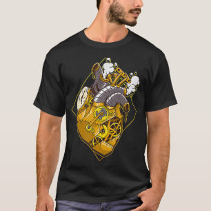 Steampunk Gear Uhrwerk Herz T-Shirt