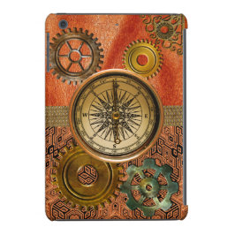 Steampunk-Gears auf Metallic & Leather-Design Case-Mate iPhone Hülle