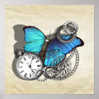 Steampunk Gears Butterfly