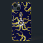 Steampunk Gears Octopus Kraken Case-Mate iPhone Hülle<br><div class="desc">Das Samsung SGH-E900 ist ein neues Mobiltelefon, das sich durch die neue Samsung SGH-E90 auszeichnet. Das zentrale Monster verfügt über acht drahtseitige Goldapplikationen, einen zentralen silbernen Gang und viele Gänge und Schrauben, aus denen Kopf, Augen und Saugnäpfe bestehen. Es ist ein Roboter-Oktopus / kraken, ein Metall-Maschine-Monster für jeden, der Geeky...</div>