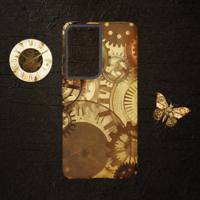 Steampunk Gears Samsung Galaxy Hülle (Von Creator hochgeladen)