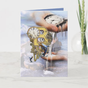 Steampunk-Geburtstagsbrief B Karte