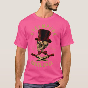 Steampunk Gentleman Bleibe Classy Art Cyber Punk T-Shirt