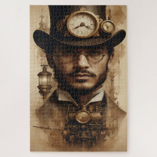 Steampunk Gentleman in Sepia Puzzle
