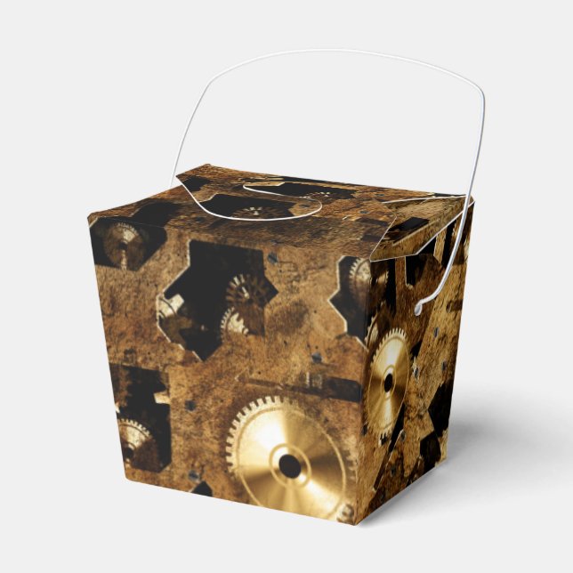 Steampunk Geschenkschachtel (Vorderseite)