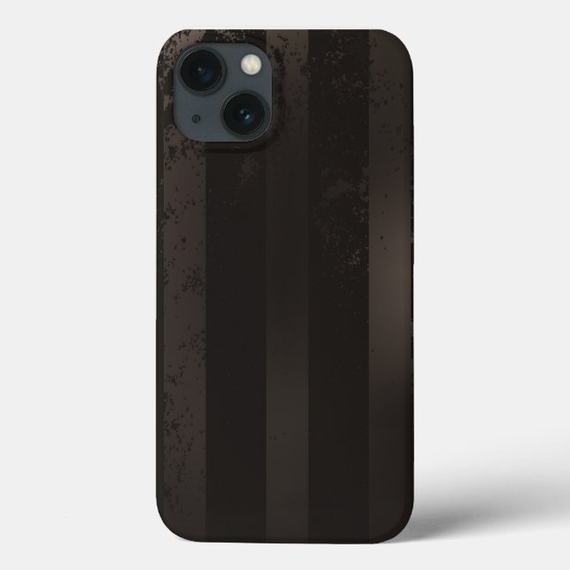 Steampunk-gestreifter brauner Hintergrund Case-Mate iPhone Hülle (Rückseite)