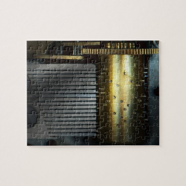 Steampunk - Getriebe - Musikmaschine Puzzle (Horizontal)