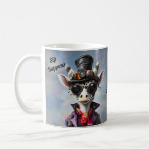 Steampunk Giraffe Anpassbare Cup Sippen Kaffeetasse