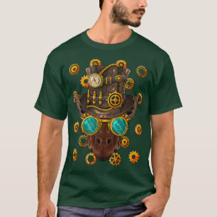 Steampunk Giraffe Mittelalterlicher Viktorianische T-Shirt