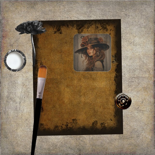 Steampunk Girl Stickers (Von Creator hochgeladen)