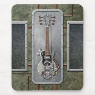 Steampunk Gitarre Mousepad