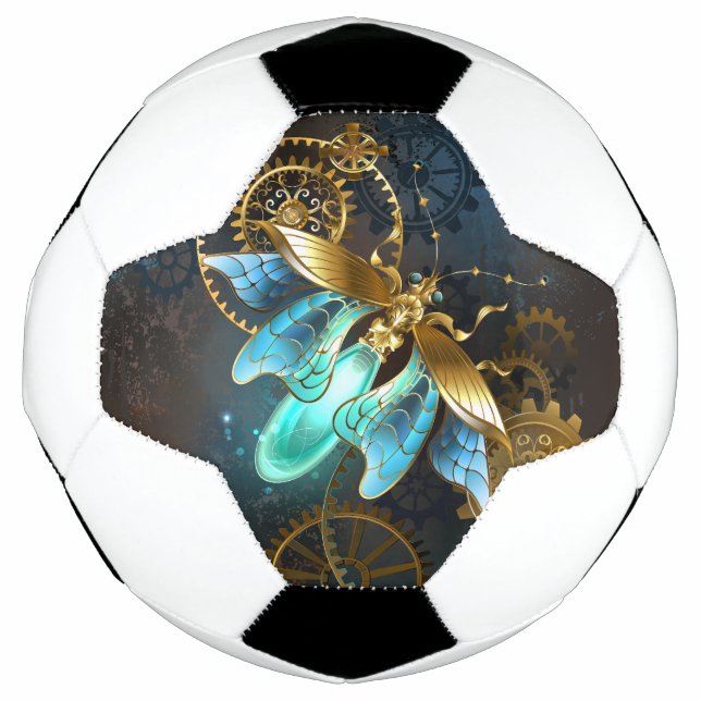 Steampunk-Glühwürmchen Fußball (Vorderseite)