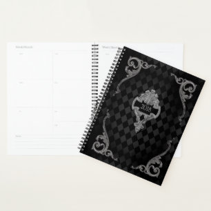 Steampunk Goth Mit Monogramm Planer