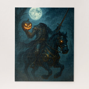 Steampunk-Gothic-Horror-Kopfloser Reiter Puzzle