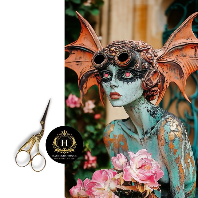 Steampunk Gothic Paris Gargoyle Decoupage Seidenpapier (Von Creator hochgeladen)