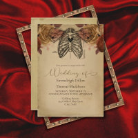 Steampunk Gothic Science Fiction Floral Wedding
