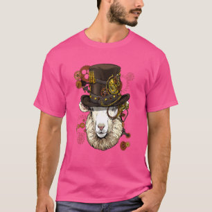 Steampunk-Gothic Sheep Lamb Mechanischer Zuchtbetr T-Shirt